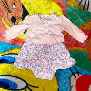 2-Pieces bodysuit🌸dress and cardigan set🌸